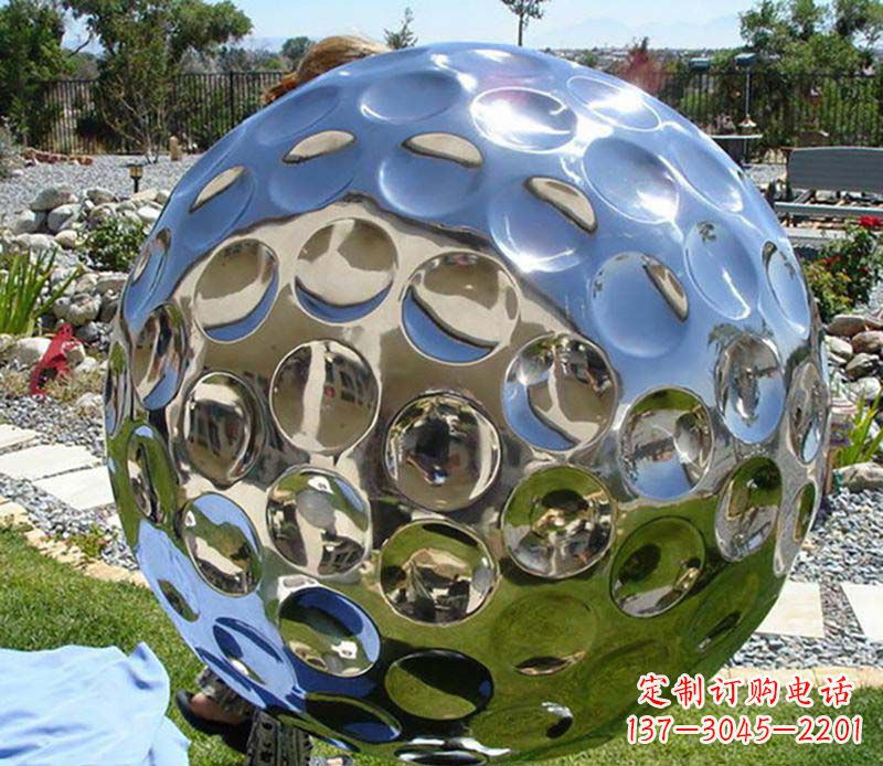 徐州不锈钢高尔夫球雕塑
