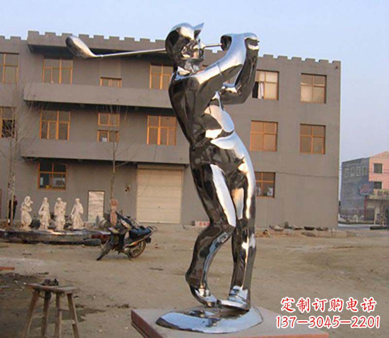 徐州不锈钢高尔夫雕塑