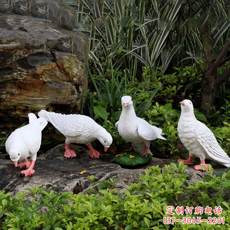 徐州不锈钢鸽子立体雕塑