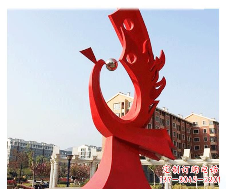 徐州不锈钢公园凤凰雕塑