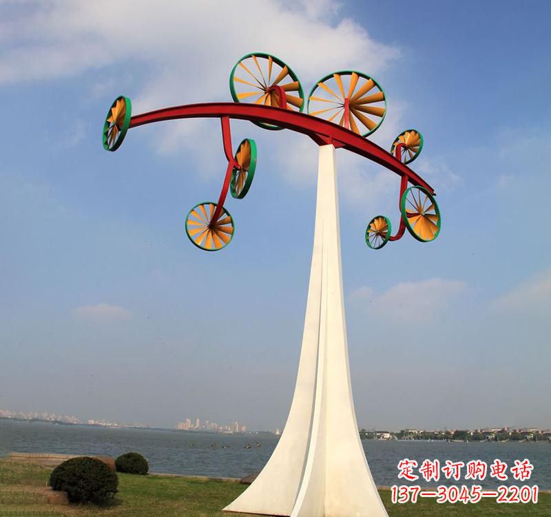 徐州不锈钢公园景观风车雕塑