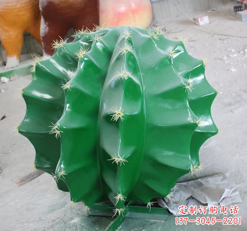 徐州不锈钢公园景观仙人掌雕塑