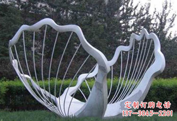 徐州不锈钢公园镂空贝壳雕塑