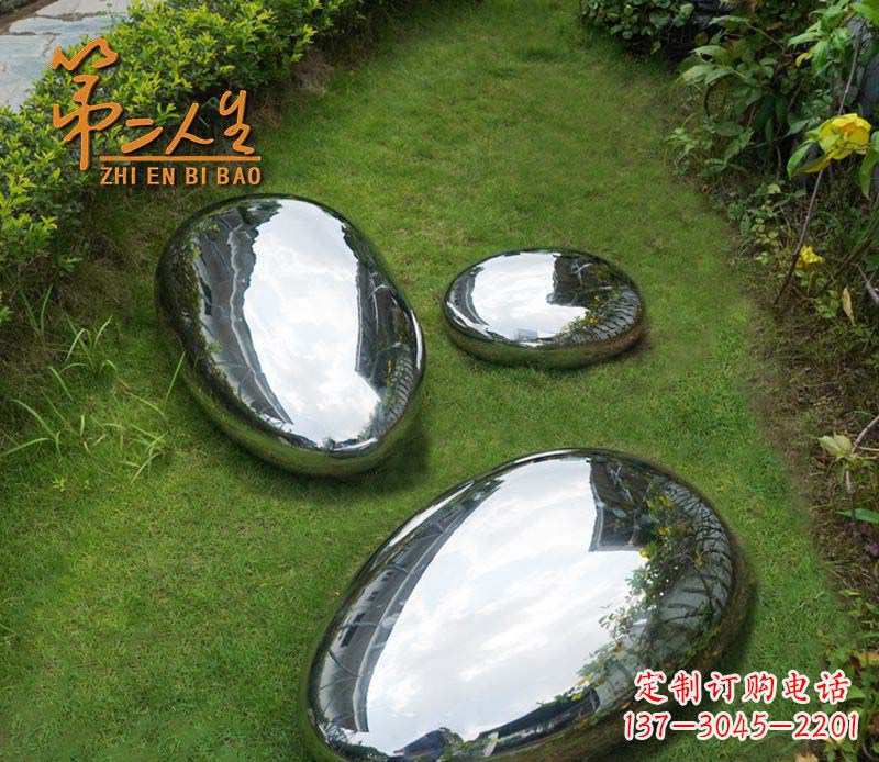 徐州不锈钢公园水滴雕塑1