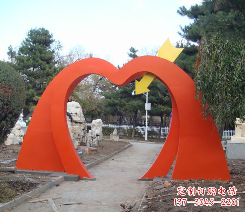 徐州不锈钢拱门雕塑