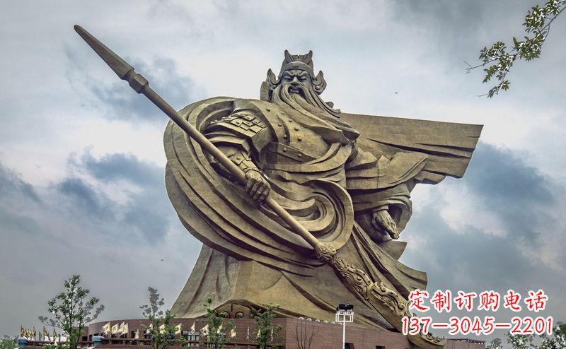 徐州不锈钢关公广场景观雕塑