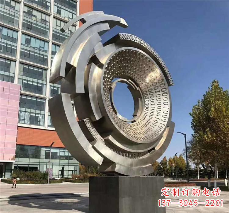 徐州不锈钢广场齿轮雕塑