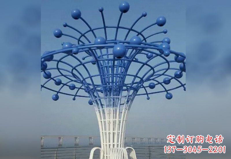 徐州不锈钢广场抽象喷泉雕塑