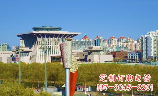 徐州不锈钢广场大型火炬雕塑