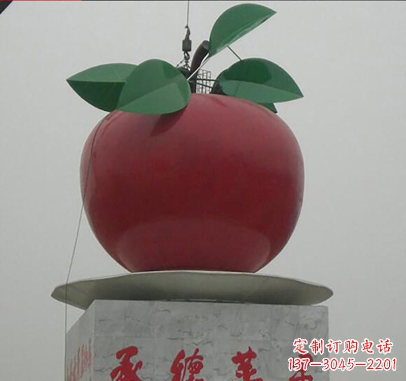 徐州不锈钢苹果雕塑一件充满艺术气息的作品