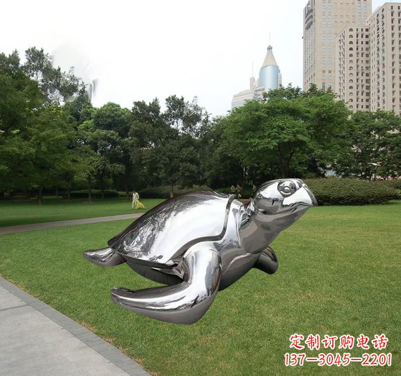 徐州不锈钢海龟雕塑