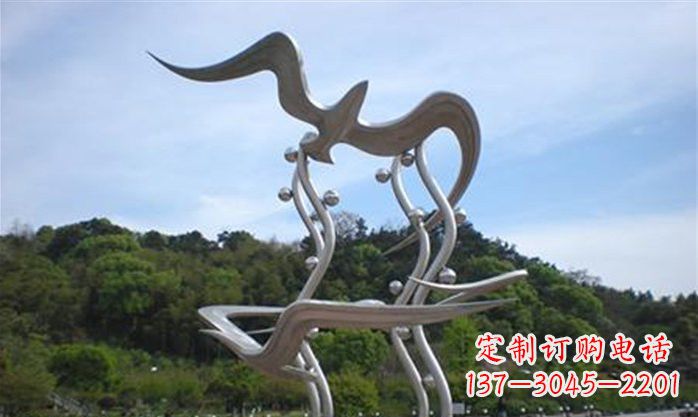 徐州不锈钢海鸥景观雕塑