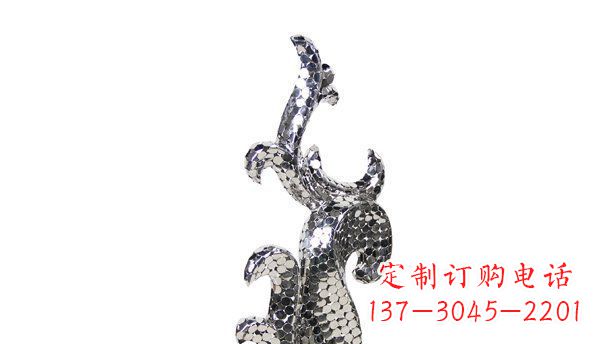 徐州不锈钢海豚抽象雕塑