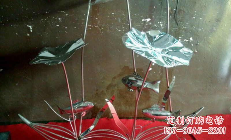 徐州不锈钢荷花雕塑