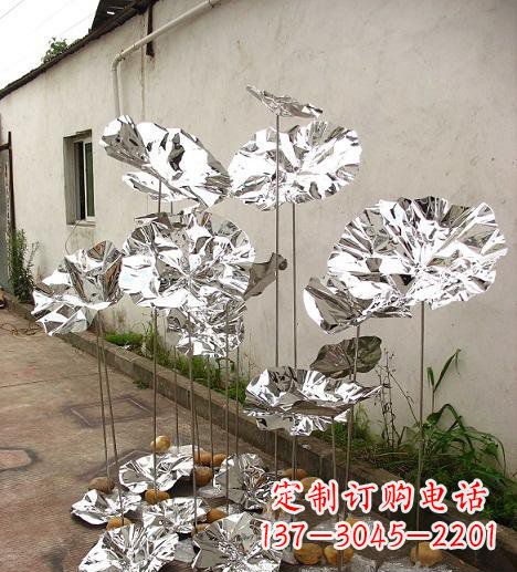徐州不锈钢荷叶公园景观雕塑