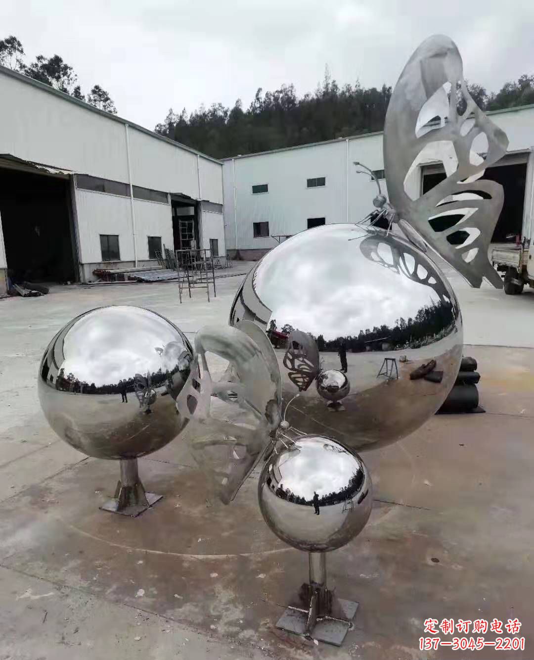 徐州不锈钢蝴蝶雕塑美丽而迷人