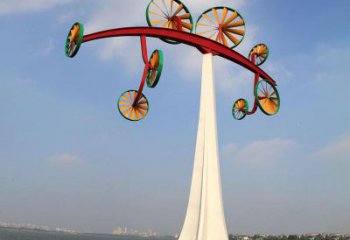 徐州不锈钢风车雕塑缔造美丽公园