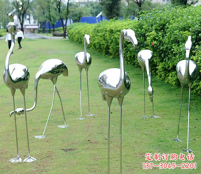 徐州不锈钢火烈鸟雕塑
