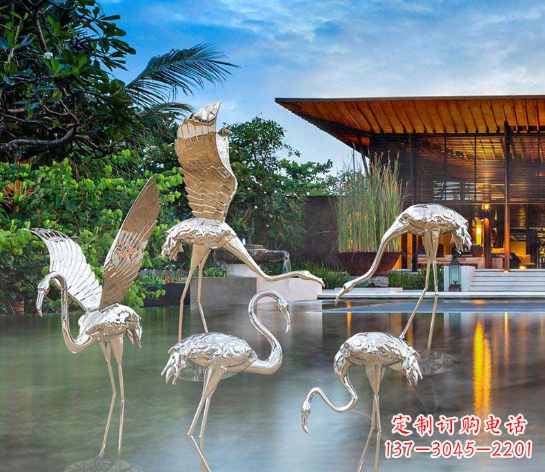 徐州不锈钢火烈鸟雕塑1
