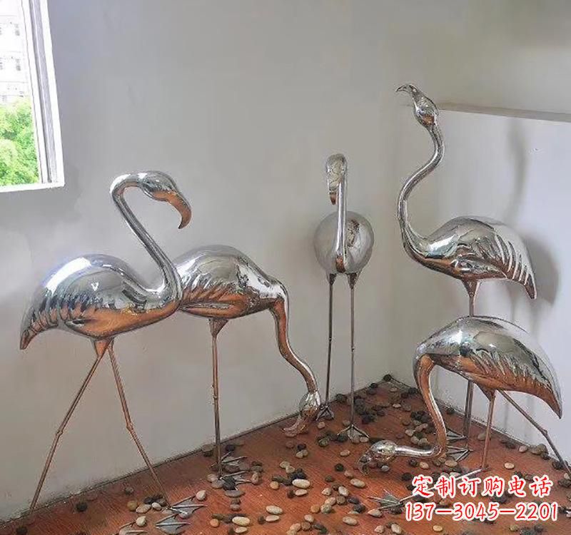 徐州不锈钢火烈鸟雕塑2
