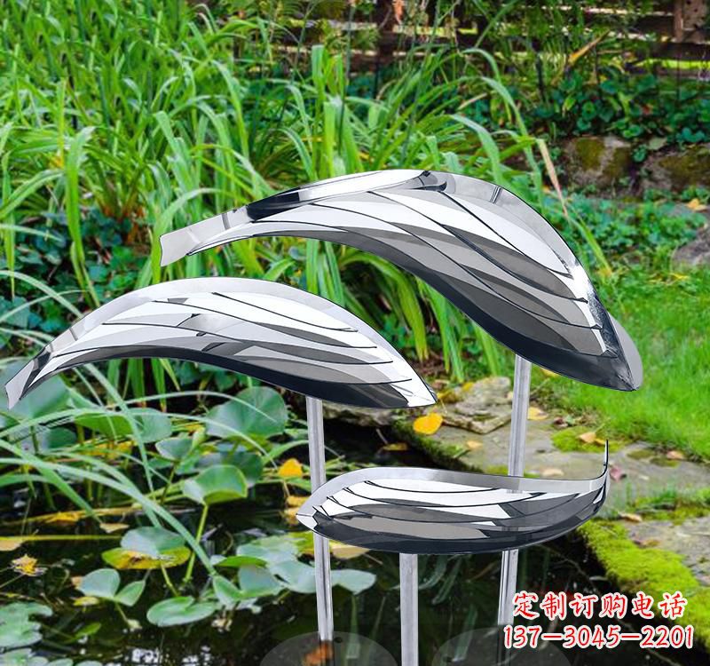 徐州不锈钢景区动物鱼雕塑