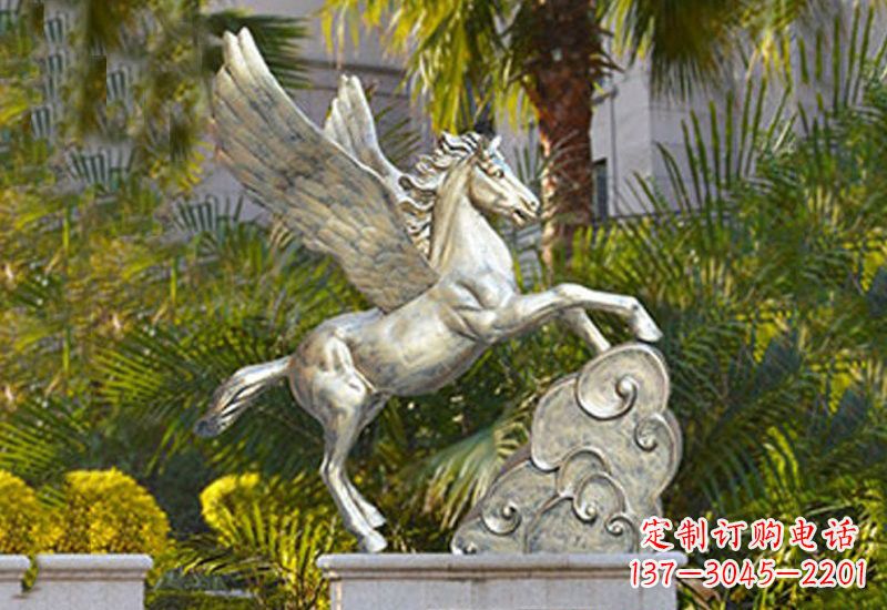 徐州不锈钢景区飞马雕塑