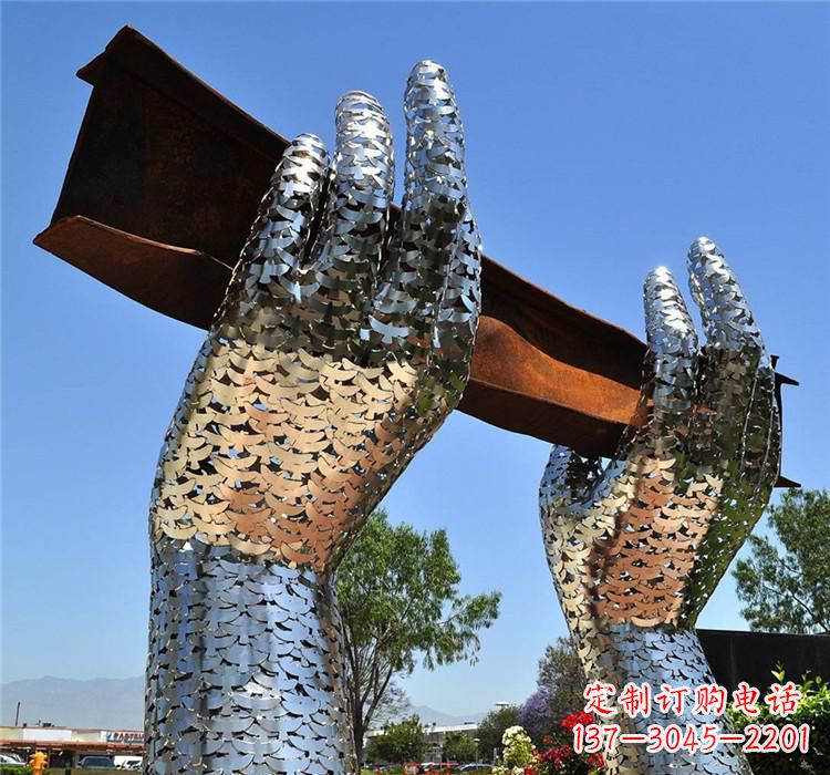 徐州不锈钢景区拱门雕塑