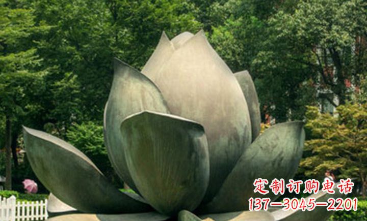 徐州不锈钢莲花公园景观雕塑