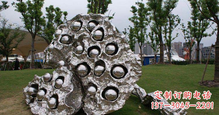 徐州不锈钢莲蓬景观雕塑1