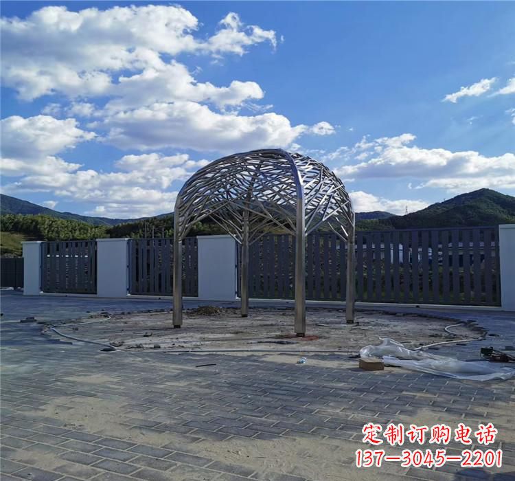 徐州不锈钢凉亭雕塑
