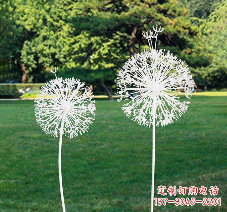 徐州不锈钢镂空蒲公英雕塑2