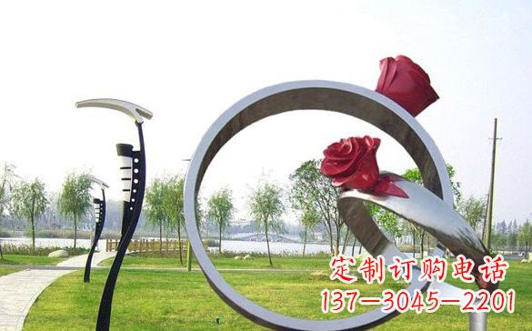 徐州不锈钢玫瑰花戒指