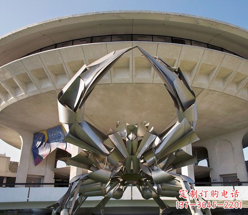 徐州不锈钢螃蟹雕塑户外