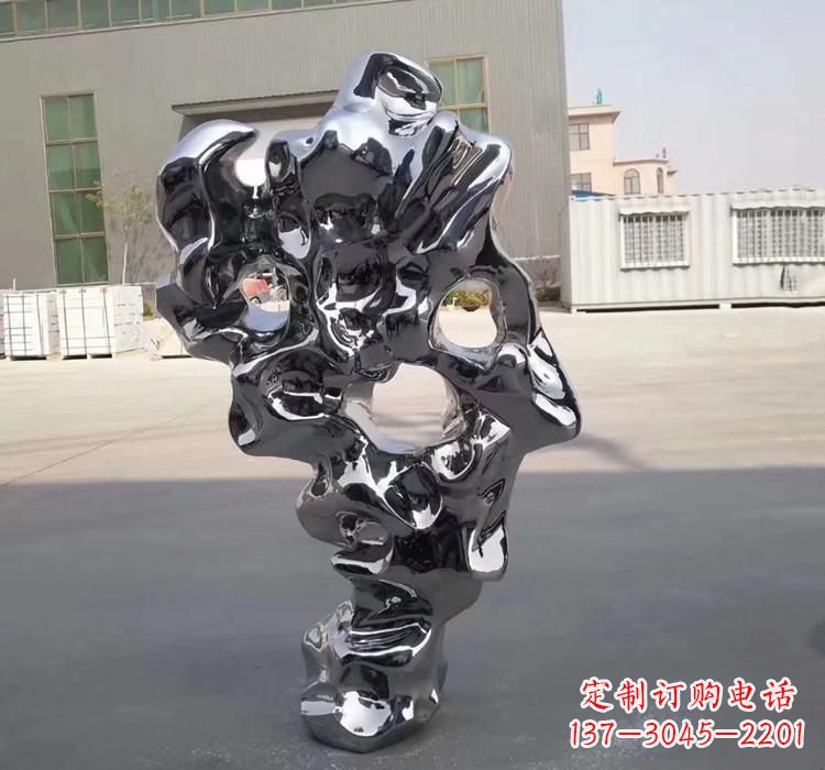 徐州不锈钢抛光太湖石雕塑