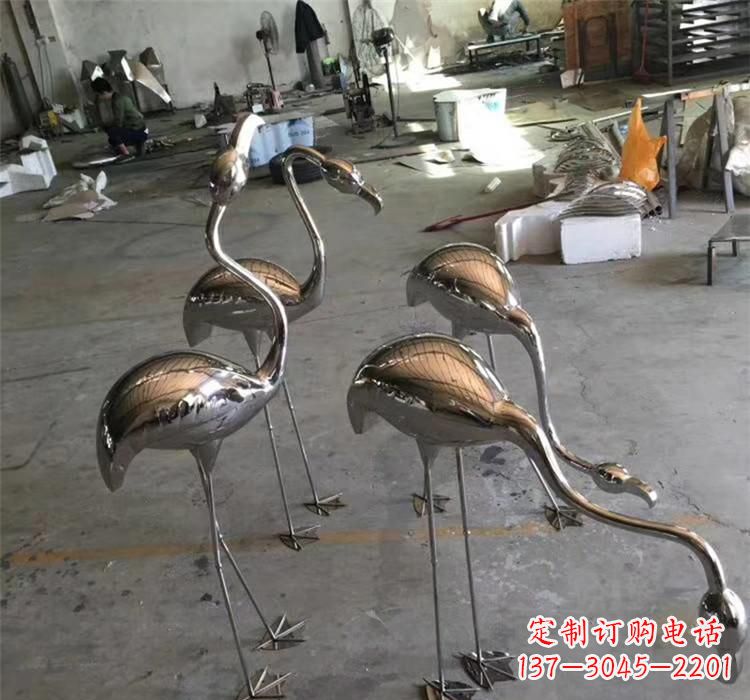 徐州不锈钢火烈鸟雕塑给家园带来灿烂的光芒