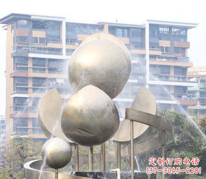 徐州不锈钢喷泉雕塑1