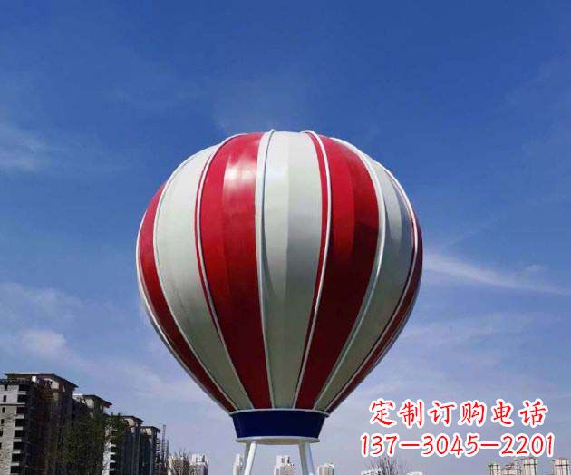 徐州不锈钢热气球景观雕塑