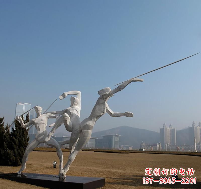 徐州不锈钢扔标枪雕塑