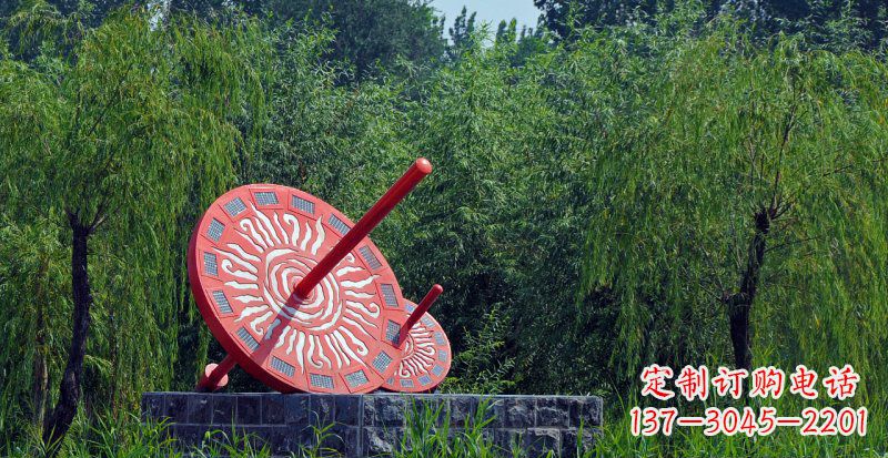 徐州不锈钢日晷校园雕塑