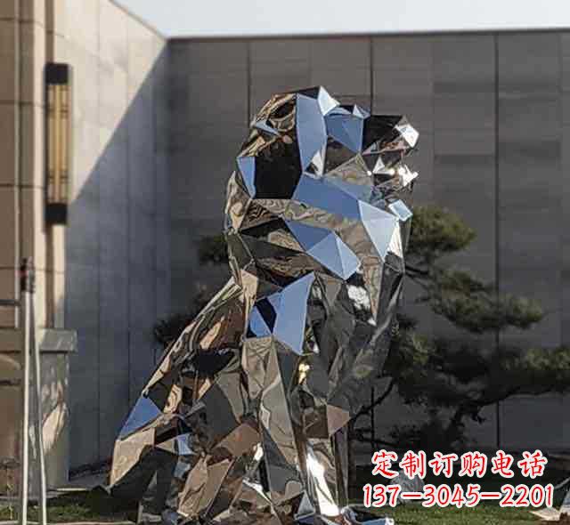 徐州不锈钢狮子雕塑2