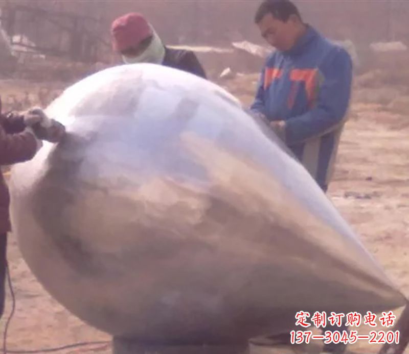 徐州不锈钢水滴广场雕塑
