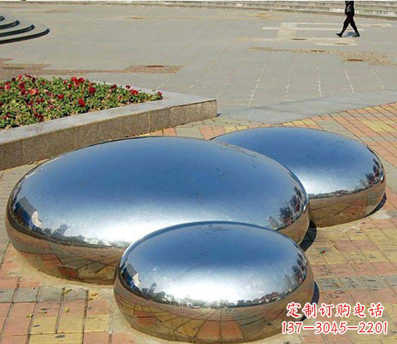 徐州不锈钢水滴校园雕塑