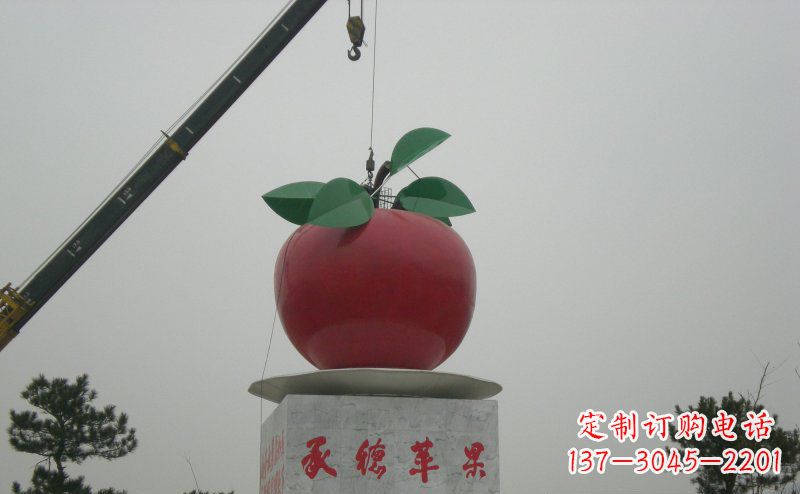 徐州不锈钢苹果雕塑艺术与美学的完美结合