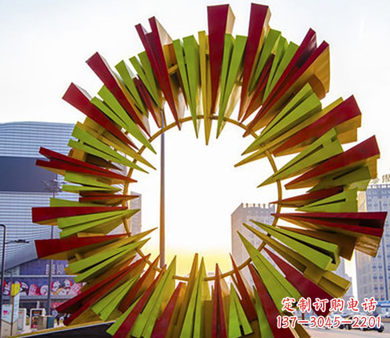 徐州绚烂太阳,精美不锈钢太阳花雕塑