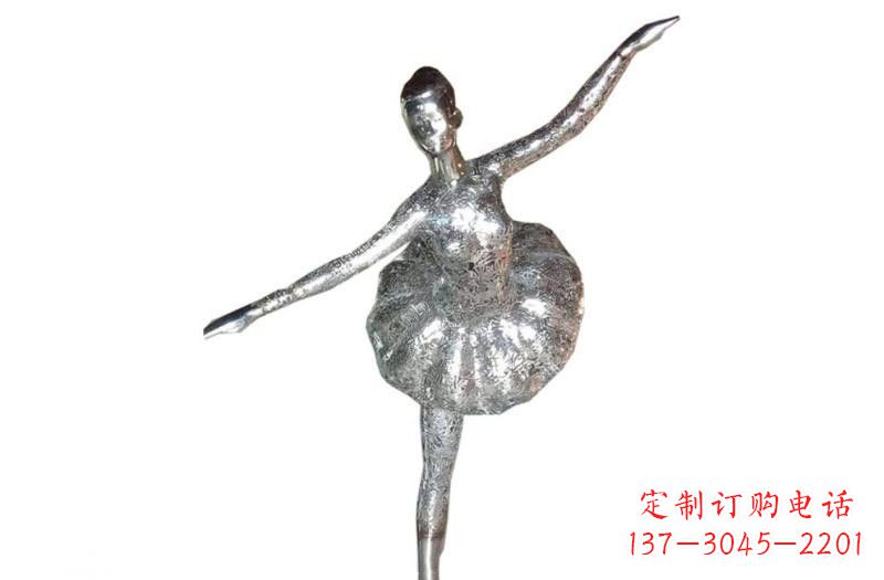 徐州不锈钢跳芭蕾的女孩雕塑