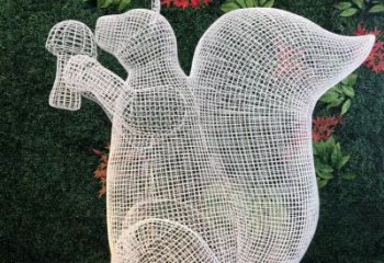 徐州不锈钢松鼠雕塑展现自然的美