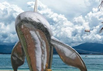 徐州不锈钢鲸鱼雕塑精美绝伦
