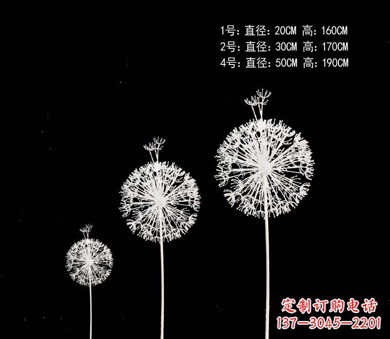 徐州不锈钢铁艺蒲公英雕塑