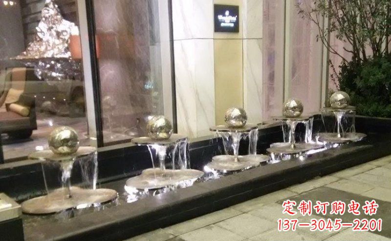 徐州不锈钢小喷泉雕塑美丽之灵