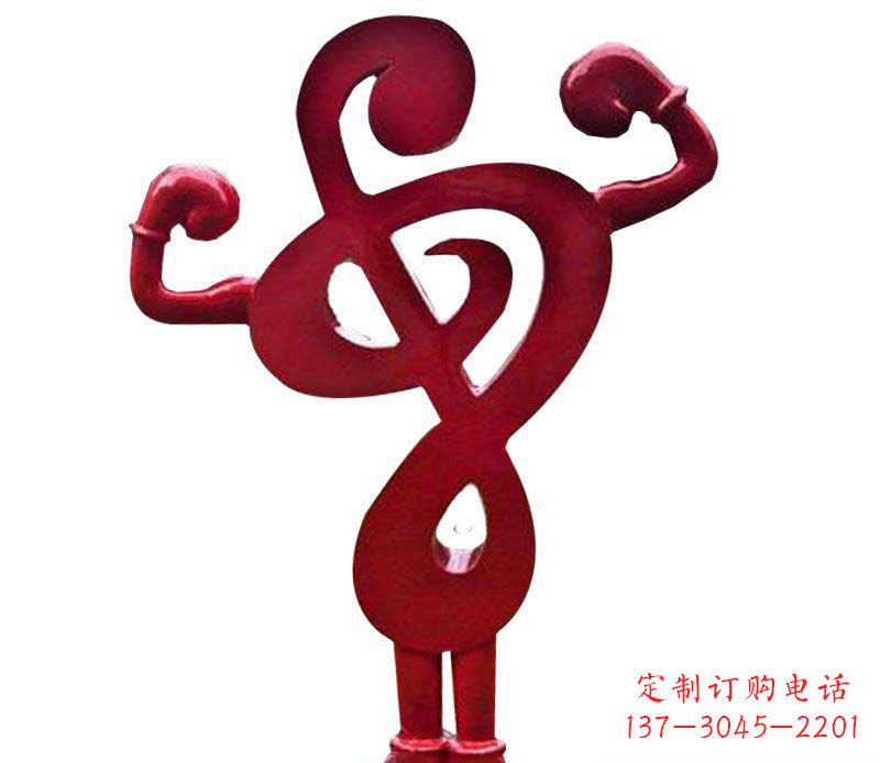 徐州不锈钢音符景观人物雕塑